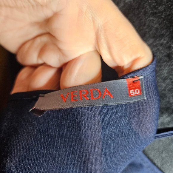 Gorgeous Dress Dark Navy by Verda Code 430101+ Gorgeous Necklace 2XL New Tag On - Picture 12 of 12